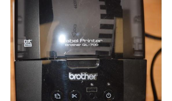 Labelprinter BROTHER, type QL-700, werking niet gekend